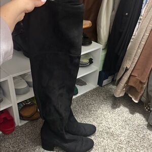 Chic Black Over the Knee Boots